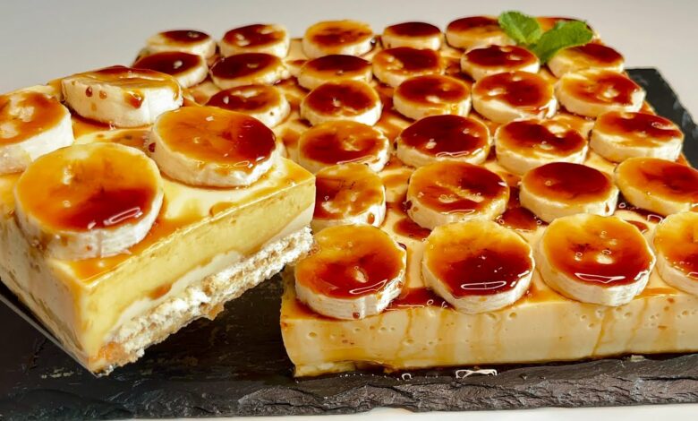 Бисквитена торта с крем карамел – божествено съчетание на два любими вкуса! Кремообразно и мекичко: