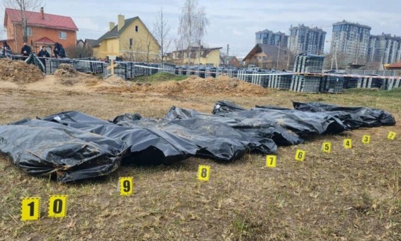 1150 тела на цивилни са открити в Киев от началото на войната