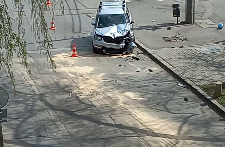 В празна София: Катастрофа пред Националния стадион