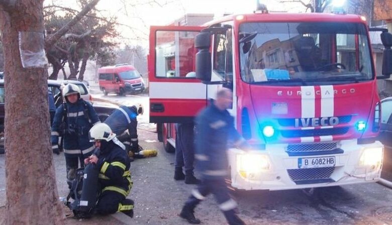 Жена е пострадала при пожар в Пловдив