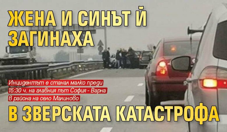 Жена и синът й загинаха в зверската катастрофа
