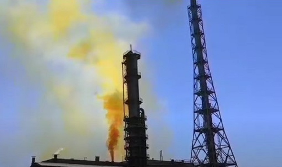 Гербаджийска фирма отрови Димитровград с оранжев дим след взрив (СНИМКИ)