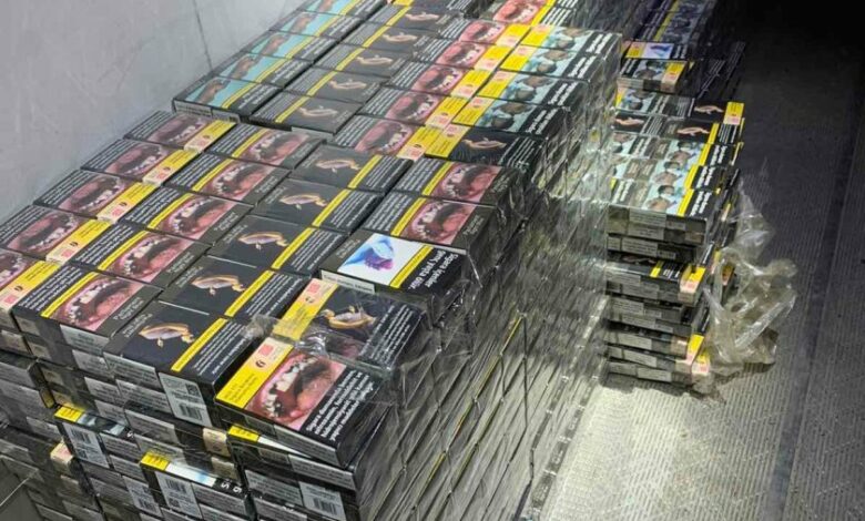 40 000 къса контрабандни цигари задържаха митничари на "Капитан Андреево" (ВИДЕО)