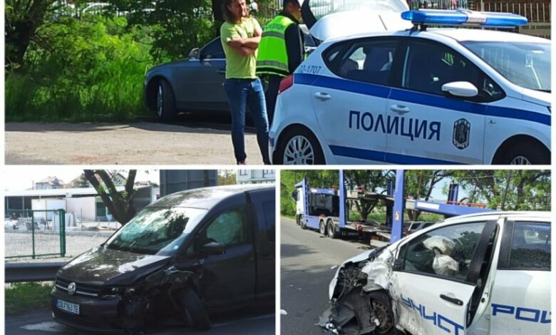 Двама пострадаха при тежка катастрофа в Бургас