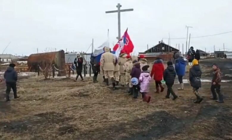 Прекрасната Путинландия: Вижте парада за 9 май в Красноярск (ВИДЕО)