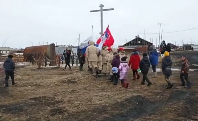 Прекрасната Путинландия: Вижте парада за 9 май в Красноярск (ВИДЕО)