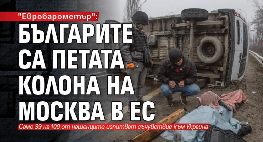 "Евробарометър": Българите са петата колона на Москва в ЕС