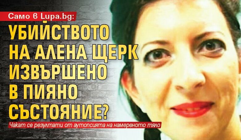 Само в Lupa.bg: Убийството на Алена Щерк извършено в пияно състояние?