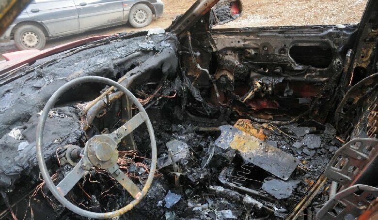Автомобил се подпали на възлов булевард в Бургас