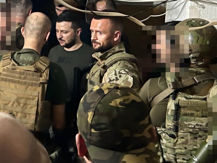 Зеленски е бил под руски обстрел