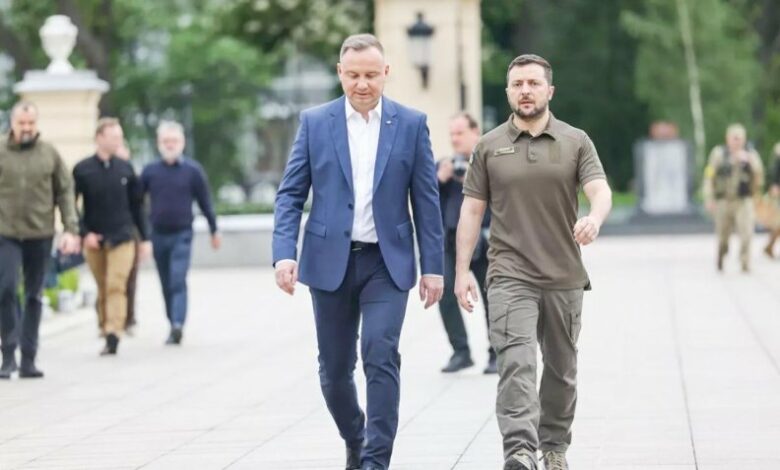Анджей Дуда на среща със Зеленски в Киев