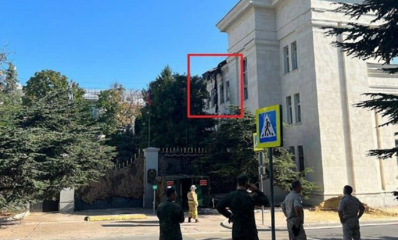 Дрон атакува щаба на руския Черноморски флот (ВИДЕО)