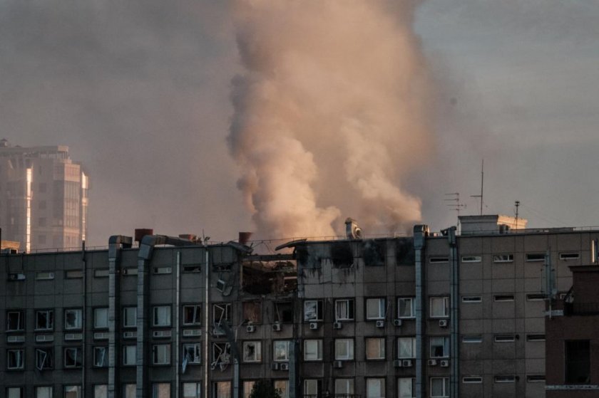 Дронове камикадзе удариха Киев
