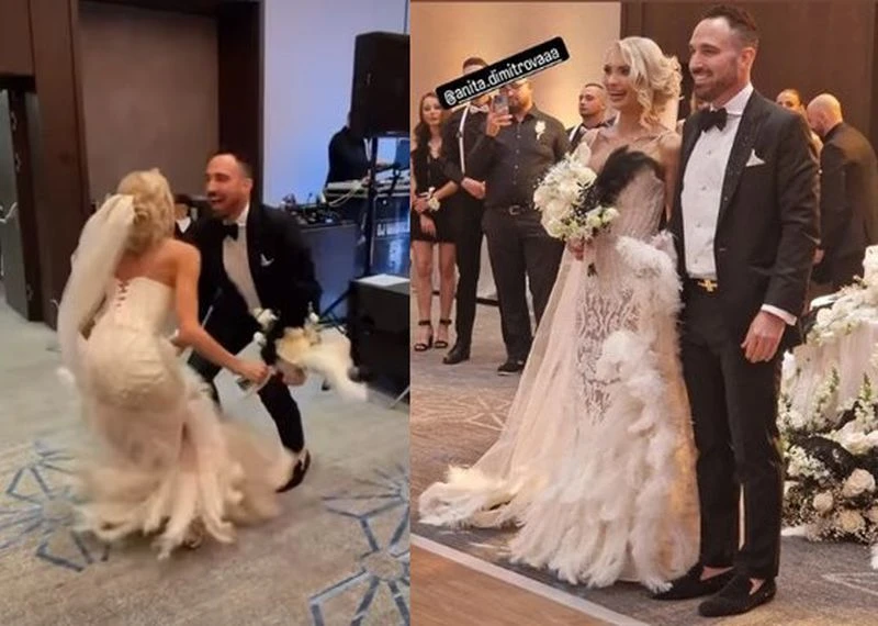 Скоростен брак по бельо: Анита на Рачков бързала със сватбата заради виза за САЩ