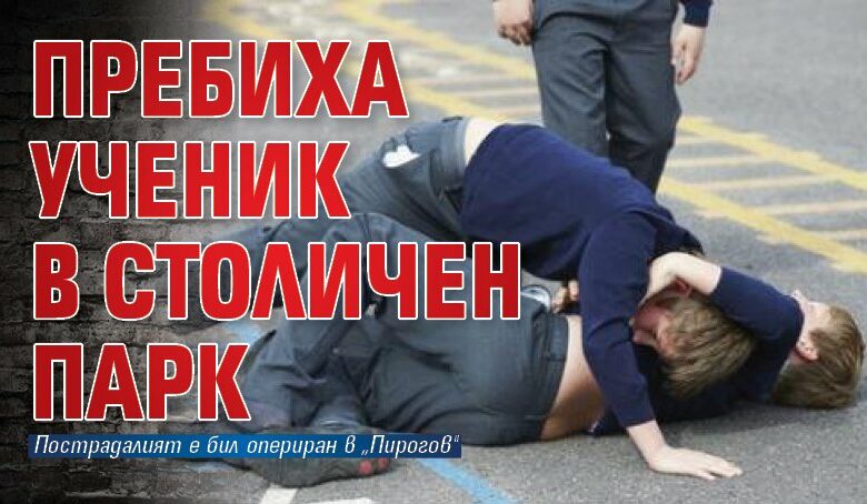 Пребиха ученик в столичен парк