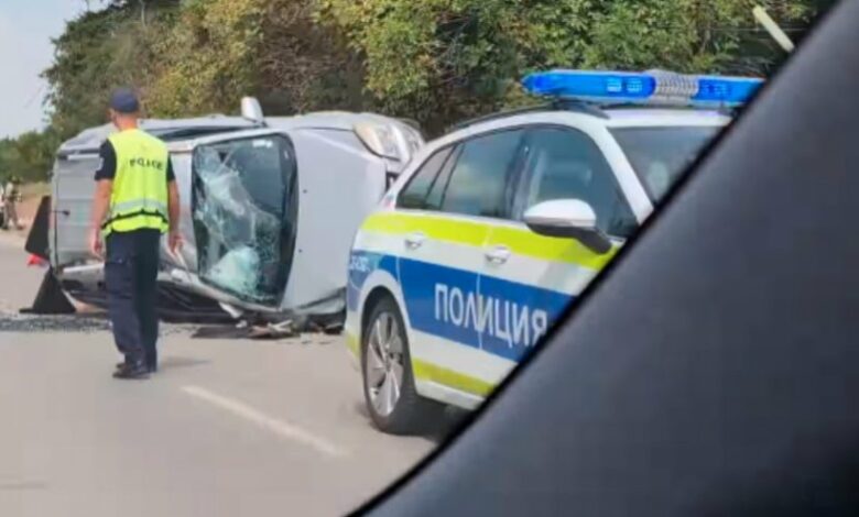 Зверска катастрофа в Лесново, пътят е отцепен (ВИДЕО)