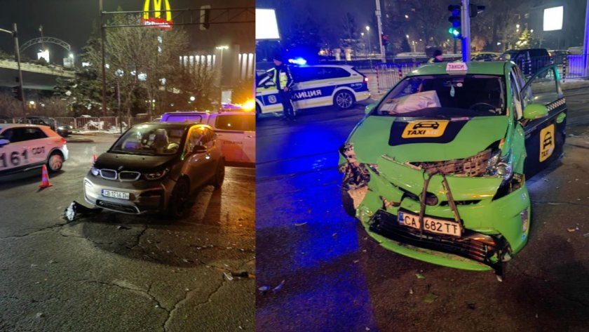 3 коли се нанизаха на бул. "България", Гергана и Соломон Паси са били в една от тях