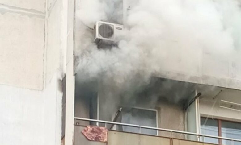 Възрастна жена издъхна при пожар в жилищен блок в Бургас