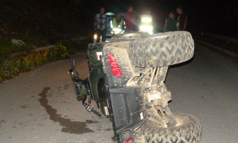 Жена преобърна АТВ-то си край Смолян