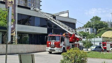 Eвакуираха адвокатски кантори в Търново заради пожар