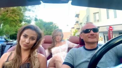 ХИТ СНИМКИ: Наглецът с "Боташ" Росен Христов вози мадами в кабрио