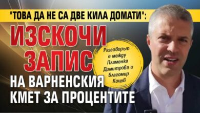 "Това да не са две кила домати": Изскочи запис на варненския кмет за процентите