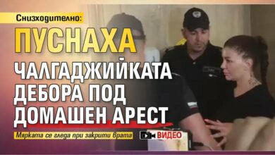 Снизходително: Пуснаха чалгаджийката Дебора под домашен арест (ВИДЕО)