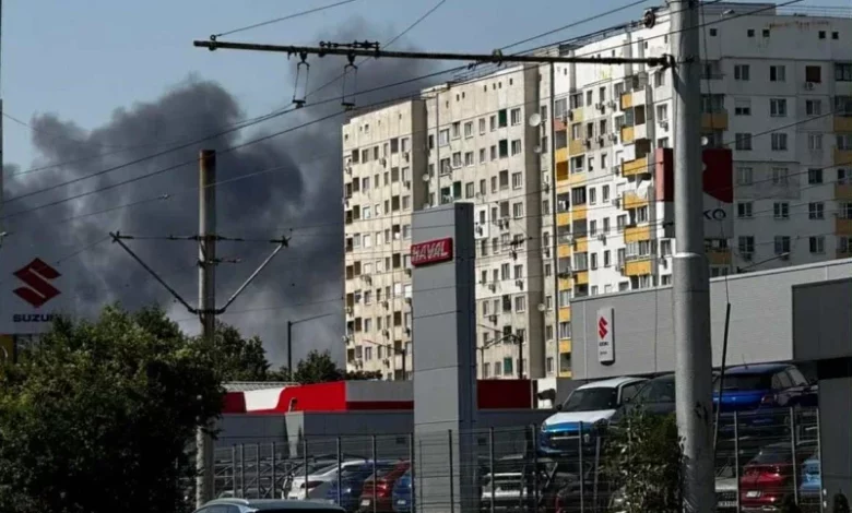 Голям пожар избухна в столичния квартал "Люлин"!