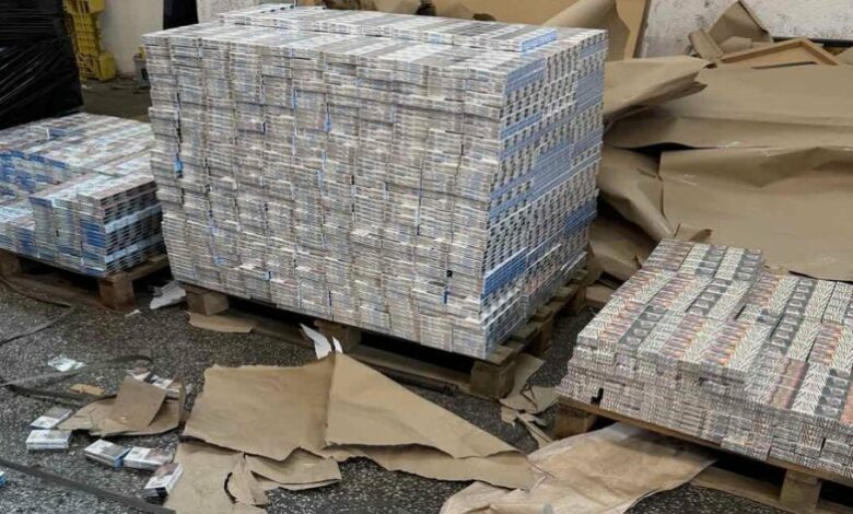 Спипаха контрабандни цигари за над 2,3 млн. лева на „Капитан Андреево“