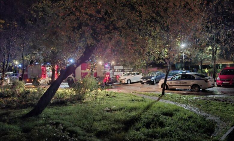 Пожар лумна в заведение в Благоевград