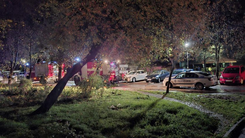 Пожар лумна в заведение в Благоевград