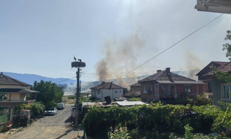 Локализираха пожара край петричкото село Кърналово