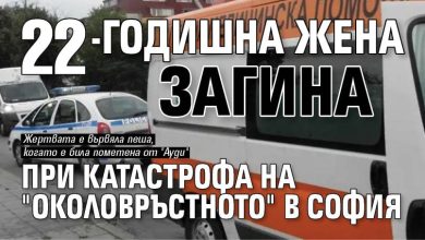 22-годишна жена загина при катастрофа на "Околовръстното" в София