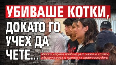 Класната на единия убиец в Пловдив: Убиваше котки, докато го учех да чете...
