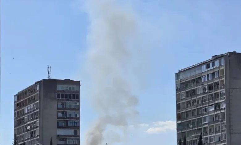 Пожар в Стара Загора: Гасят треви и храсти в "Лозенец"