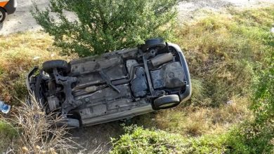Шофьор с над 2 промила алкохол се преобърна в дере в Кърджалийско